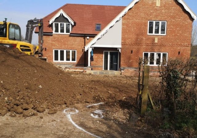 Excavation Work For Road Preparation