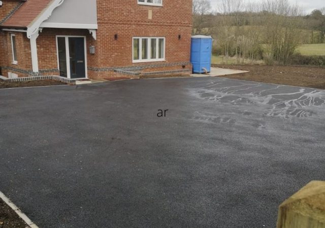 Freshly Surfaced Tarmac Residential Driveway