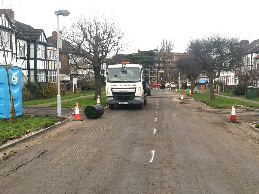 East London - Private Road Resurfacing - Bestco Surfacing