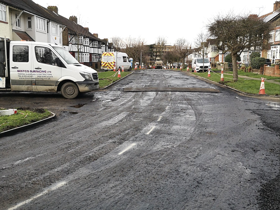 East London - Private Road Resurfacing - Bestco Surfacing