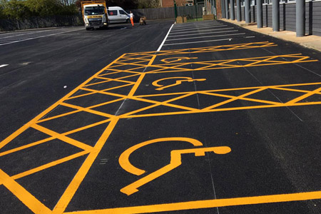 Line Marking And Painting - Commercial Tarmac Company - Bestco Surfacing